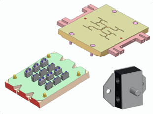 Rubber mould components